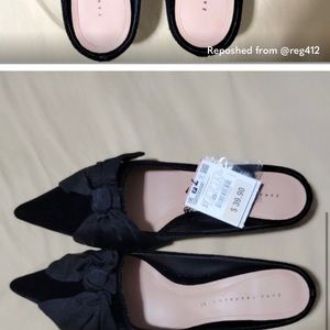 Zara mules velvet